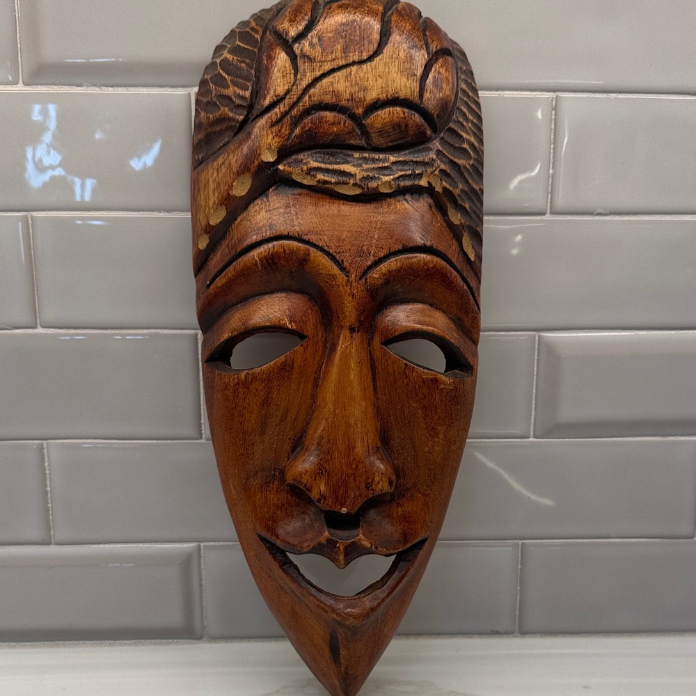 Handcrafted Wooden Mask